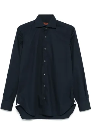 BARBA Spread-collar shirt