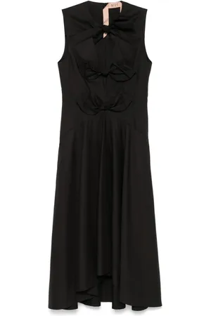 Nº21 Bow-detail midi dress