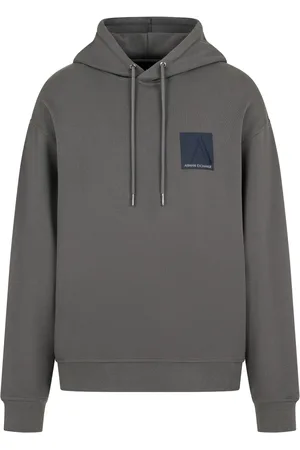 Armani Exchange Logo-patch hoodie