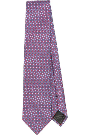 BRIONI Patterned-jacquard tie