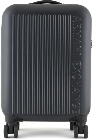 Armani Exchange Logo-embossed luggage