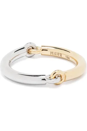 MAOR 18K yellow and white Aquila ring