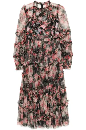 Needle & Thread Midnight Dance midi dress