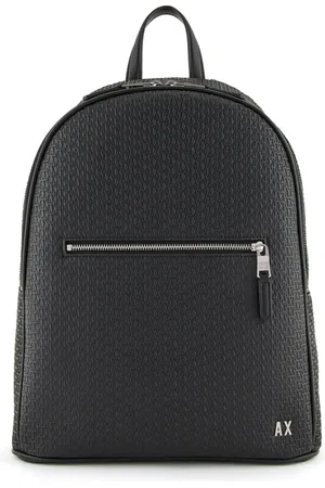 Armani Exchange All over embossed logo backpack