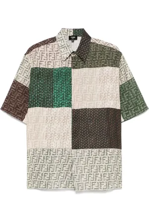 Fendi FF linen shirt