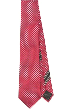 BRIONI Patterned-jacquard tie