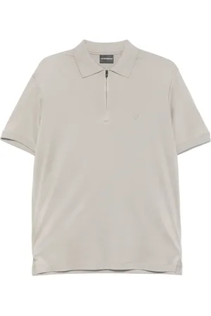 Emporio Armani Logo-embroidered polo shirt