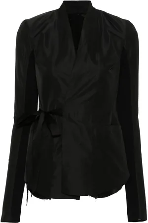 Rick Owens Self-tie layered blazer