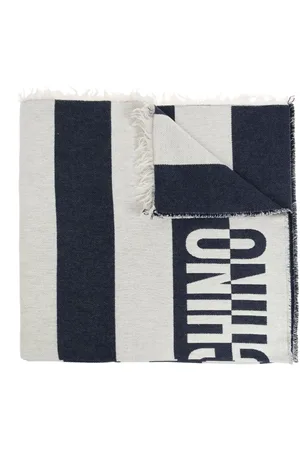 Moschino Striped beach towel