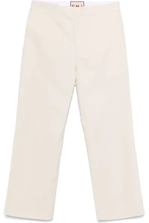 Plan C Cotton panama trousers