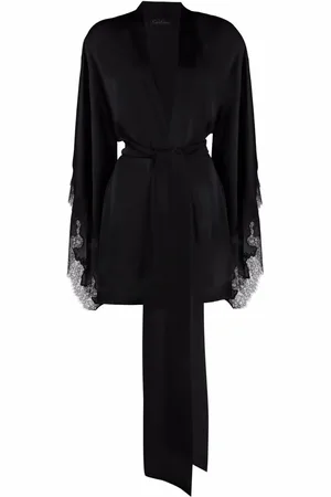 CARINE GILSON Floral-detail dressing gown