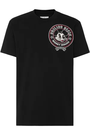 Philipp Plein Money Mouse-embroidered T-shirt