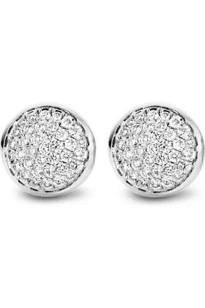 Tirisi 18kt white gold diamond stud earrings