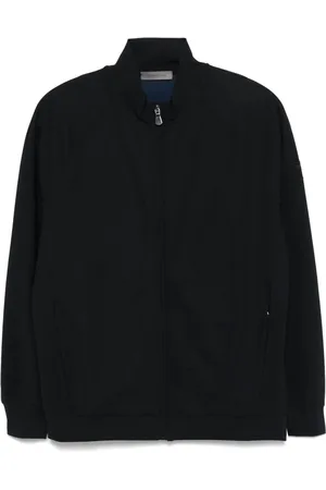 corneliani Logo-embroidered jacket