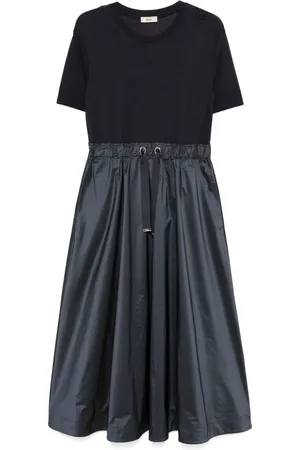 HERNO Panelled midi dress