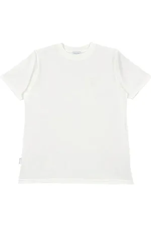 Family First Slogan-embroidered T-shirt