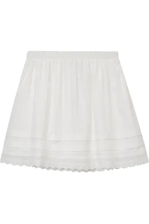 B+AB Embroidery mini skirt