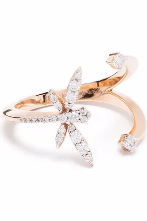 ANAPSARA 18kt rose gold Dragonfly diamond ring
