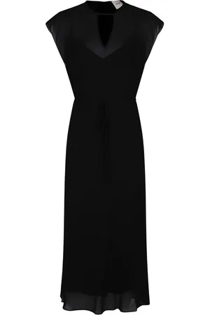 Calvin Klein Semi-sheer midi dress