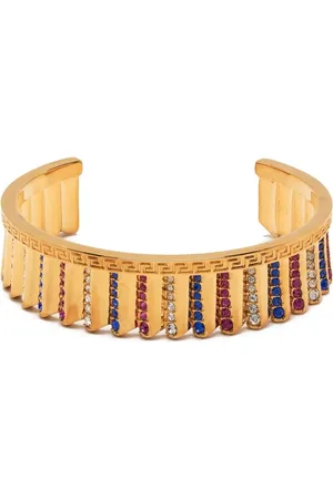 VERSACE I Ventagli crystal-embellished bracelet