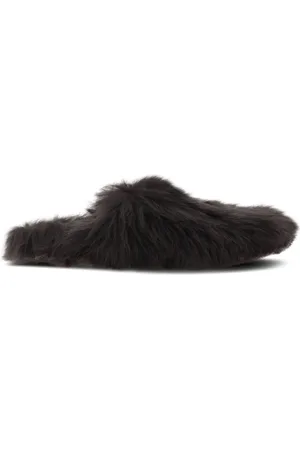 YVES SALOMON Shearling slippers