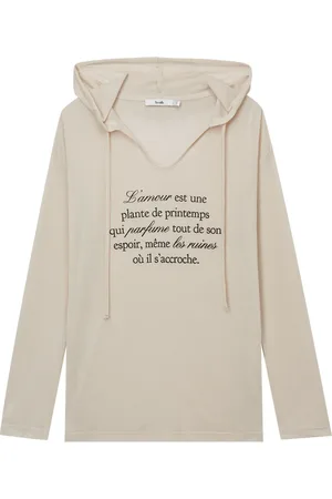 B+AB Slogan-print hoodie