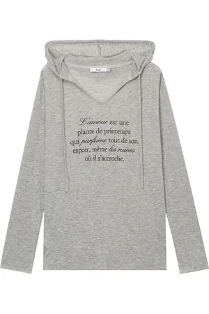 B+AB Slogan-print hoodie
