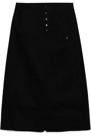 AGNÈS B. A-line cotton skirt