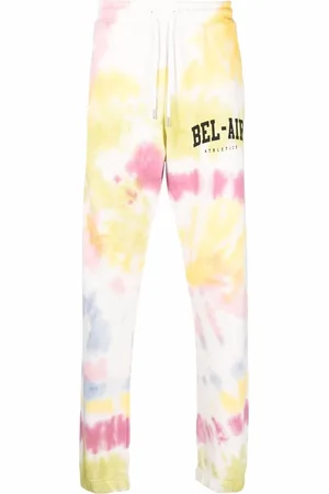 BEL-AIR ATHLETICS Tie dye-print track pants