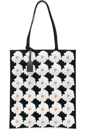 Moschino Floral-appliqué tote bag