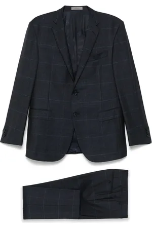 corneliani Check-pattern single-breasted suit