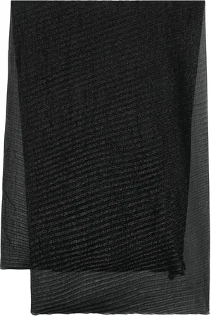 Emporio Armani Plissé-effect scarf