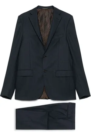 corneliani Check-pattern single-breasted suit