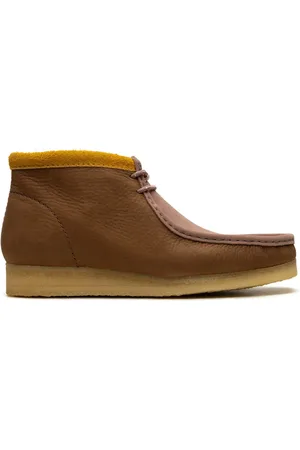 Clarks Wallabee nubuck-leather boots