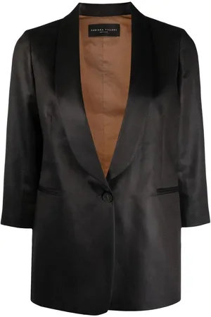 Fabiana Filippi Single-breasted cotton blazer