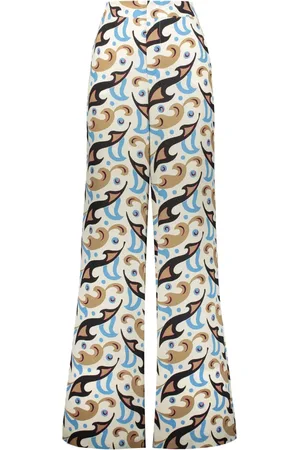 Etro Abstract-print palazzo pants