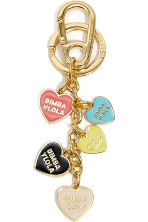 Bimba y Lola Heart-charm keyring