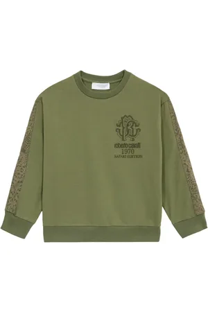 Roberto Cavalli Logo-embroidered sweatshirt