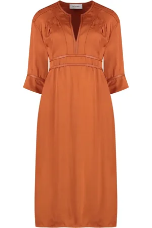 YVES SALOMON Crepe midi dress