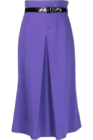 Moschino High-waisted belted skirt