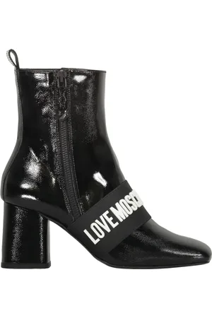 Moschino Logo-embellished ankle boots