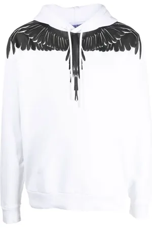 MARCELO BURLON Logo-print pullover hoodie