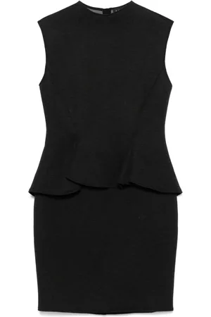 Lanvin Peplum-waist mini dress