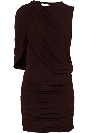 MAGDA BUTRYM Asymmetric draped mini dress