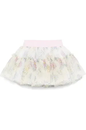 MONNALISA Floral-print skirt