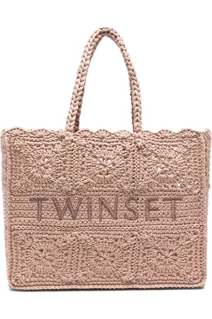 Twin-Set Crochet tote bag