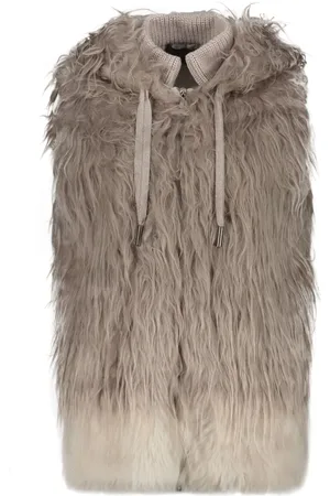 LORENA ANTONIAZZI Alpaca fur vest