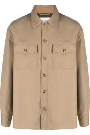 Drôle de Monsieur Long-sleeve flannel shirt