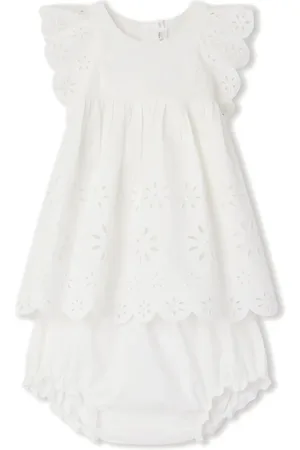 BONPOINT Lulu broderie-anglaise sleeveless dress