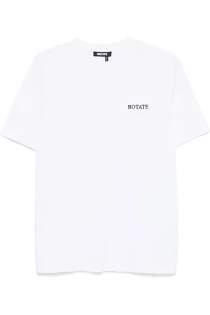ROTATE Logo-embroidered T-shirt